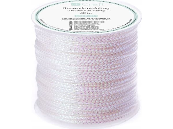 DP Craft DEKORATIV STRENG, 50 M iriserende