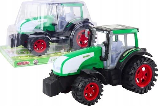 Traktor med drivning grön