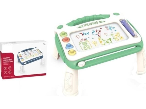 Batteridrevet pedagogisk bord med notisblokk