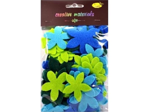 Kalltonade filtblommor 60st