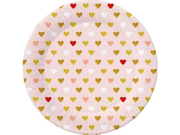 Papirtallerkener 18cm 6stk