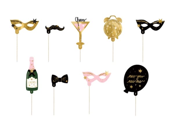 PartyDeco KNP35, Party photo props, Flerfarget, Bilde, Party (selskap), Universell, Figur