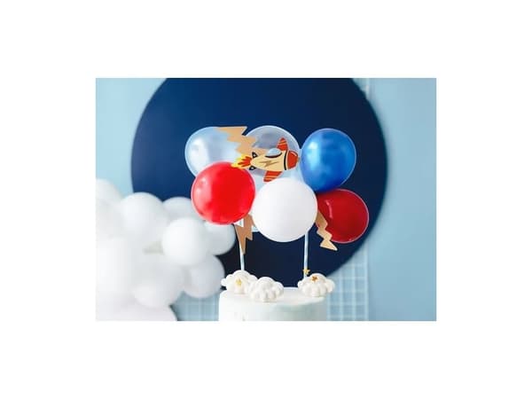 Flyvemaskine ballon kagepynt