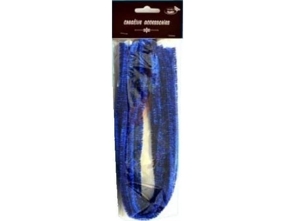 Chenille nåler blå 9mmx50cm 10stk
