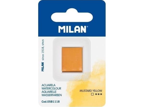 Akvarell maling kube sennep MILAN