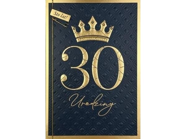B6 Födelsedagskort 30