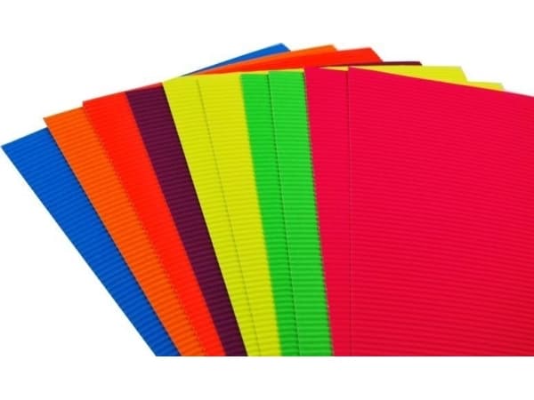 Polsirhurt Tektura falista kolorowa fluo 10 szt