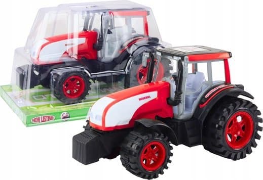 Traktor med drev rød