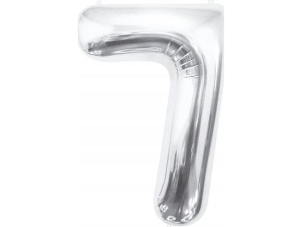 GoDan folieballong Numeral7 silver 85cm BC-HSR7 09535