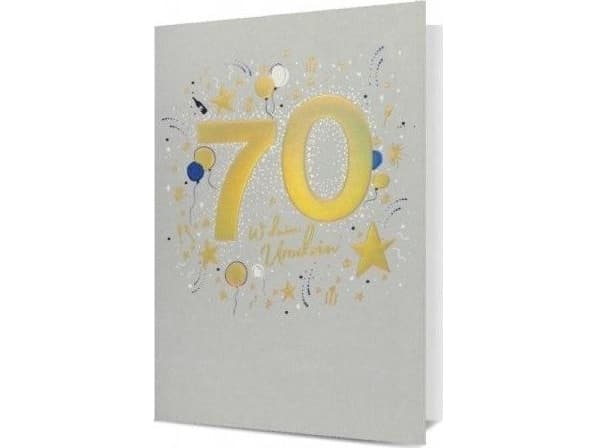 Kort B6 Bursdag 70