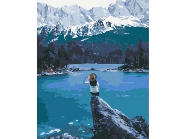 Maleri etter tall - Traveller .. 40x50cm EDUKAMP