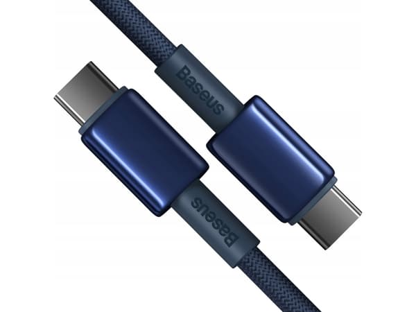 Baseus Tungsten Gold USB-C to USB-C Cable, 100W, 1m (blue)