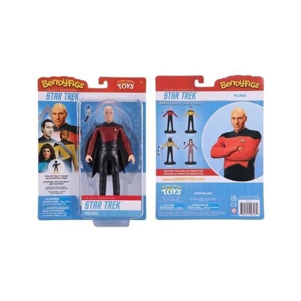 Bendyfigs Capt. Flexibel figur Picard 19 cm - Noble Collection - Star Trek: The Next Generation