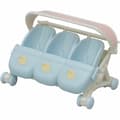 Miniatyrbild 4 av 5: Playset Sylvanian Families The Triple Stroller