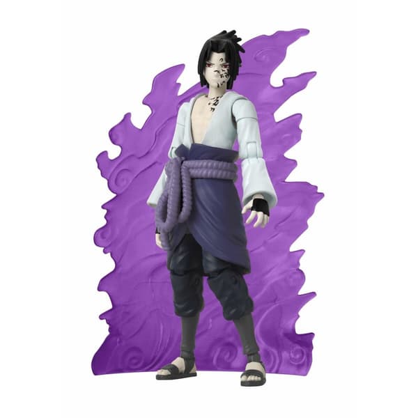 Actionfigurer Naruto Shippuden Bandai Anime Heroes Beyond: Sasuke Uchiha 17 cm