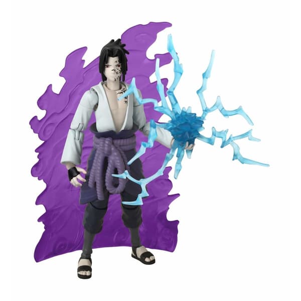 Actionfigurer Naruto Shippuden Bandai Anime Heroes Beyond: Sasuke Uchiha 17 cm