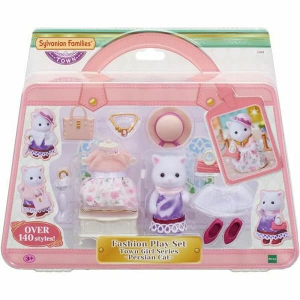 Dockset Sylvanian Families The Fashion Suitcase And Big Sister Persian Cat