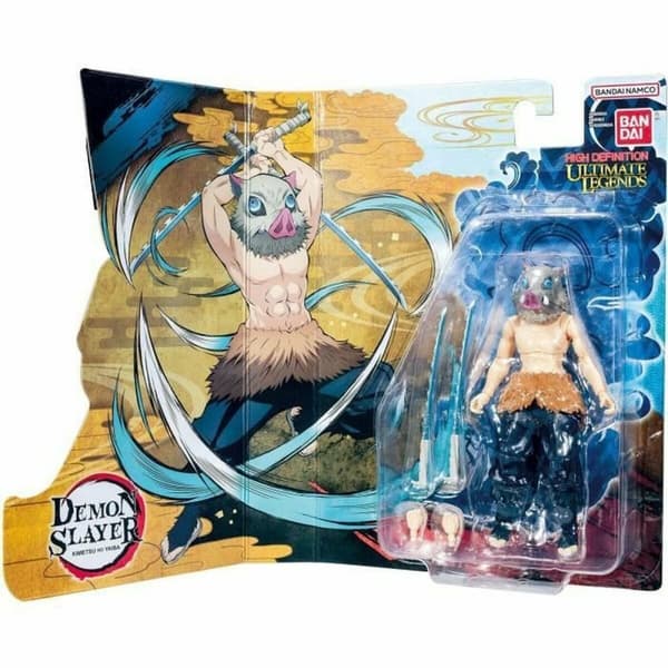 Figuuri, jossa liikkuvat raajat Bandai Demon Slayer Inosuke Hashibira