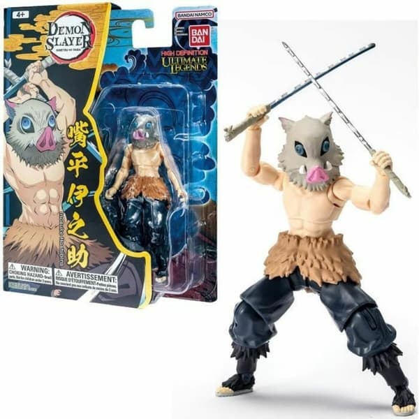 Figuuri, jossa liikkuvat raajat Bandai Demon Slayer Inosuke Hashibira