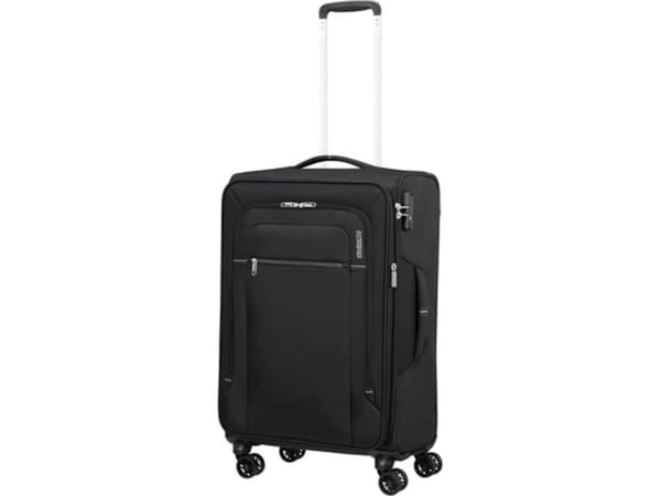 American Tourister Średnia walizka AMERICAN TOURISTER CROSSTRACK 133190 Czarna