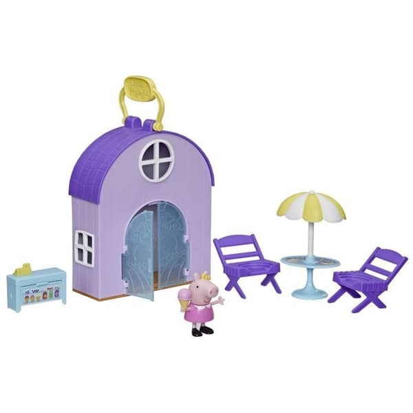 Leksak - HASBRO - PEPPA PIG CLUB PEPPA'S ICE CREAM SHOP - 1 statyett - 3 år gammal - Inomhus - Barn - Blandat