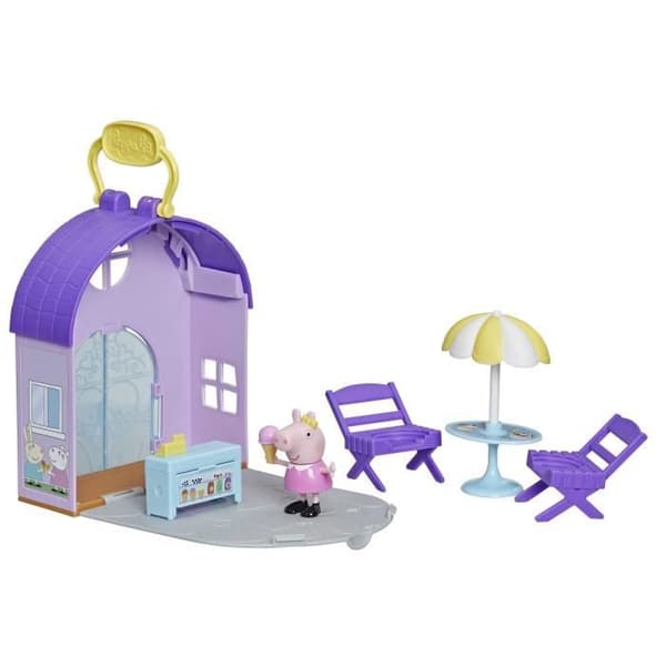 Leksak - HASBRO - PEPPA PIG CLUB PEPPA'S ICE CREAM SHOP - 1 statyett - 3 år gammal - Inomhus - Barn - Blandat