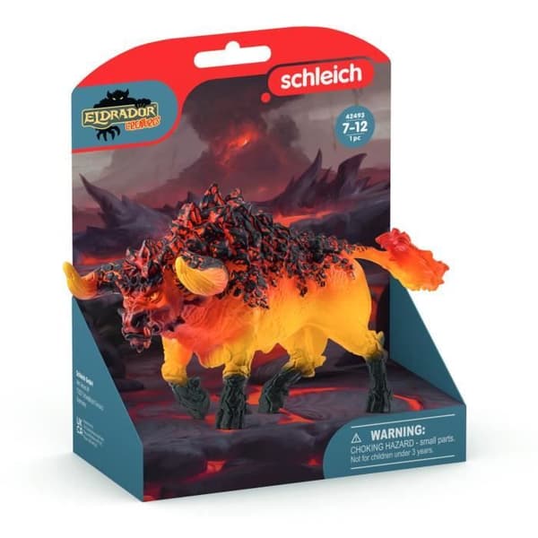 Fire Bull Figure, Schleich 42493 Eldrador Creatures, från 7 år