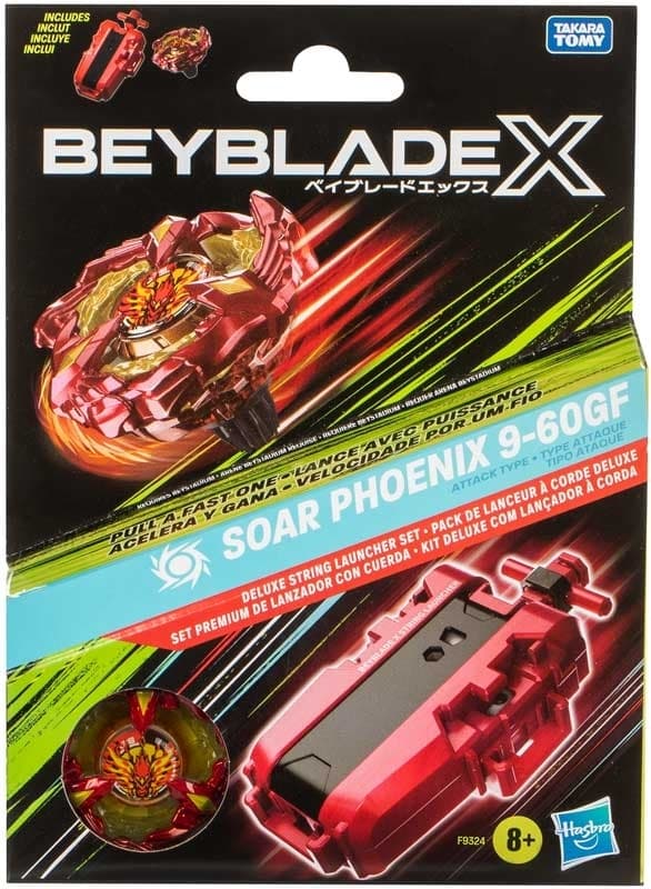 BEYBLADE BBX DLX LAUNCHER & TOP Soar Phoenix 9-60GF