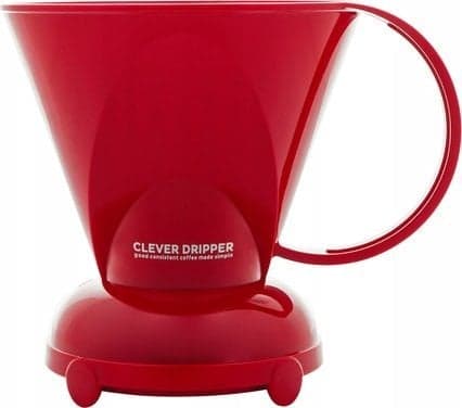 Clever Clever Dripper - Kaffetrakter L 500ml rød + 100 filtre