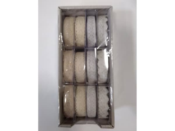 Polsirhurt Selvklebende dekorbånd 1,5cmx1m 12 stk (H029)
