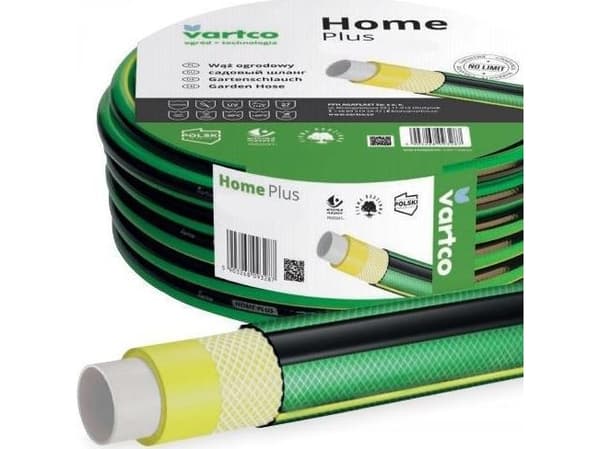 Vartco Hageslange 1/2" 50m 4-lags HOME PLUSS Vartco