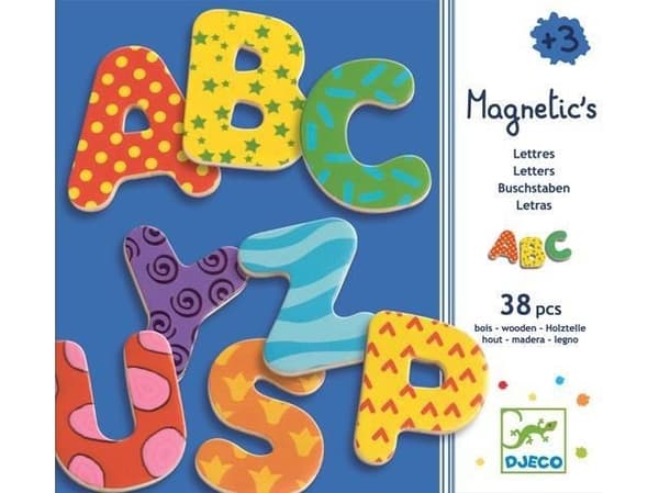 Djeco magnetisk alfabet av tre - 143673
