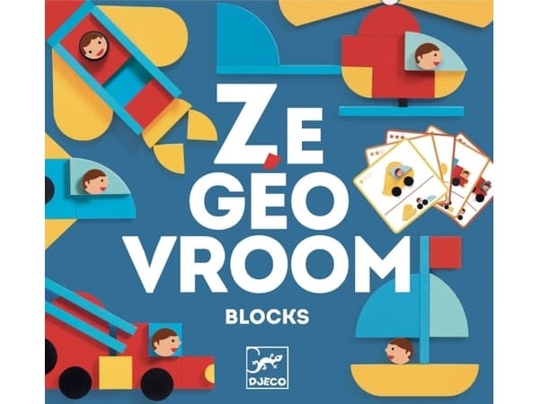 DJECO Ze Geo Vroom, 3 År, Multifärg