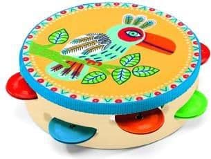 DJECO Tambourine, 3 år, Tre