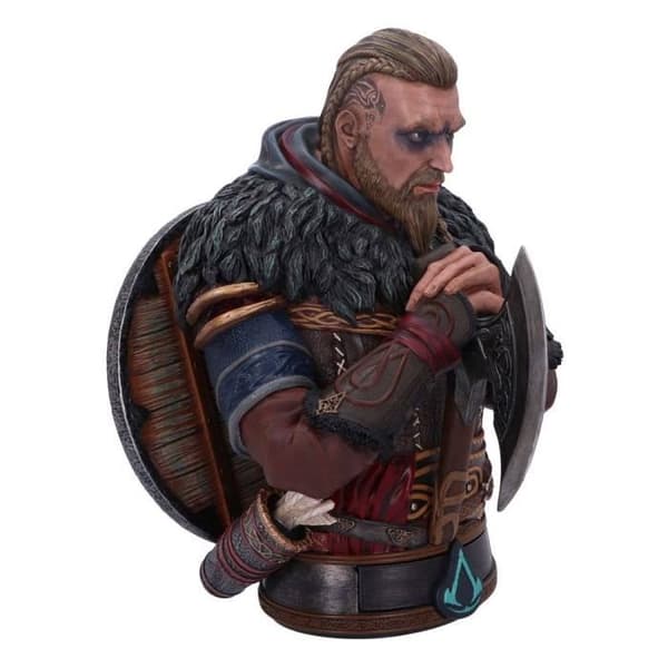 Figurin - NEMESIS NOW - ASSASSIN'S CREED VALHALLA BUST EIVOR 32 CM - Handmålad - Resin - Vit
