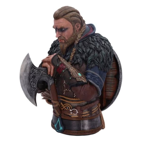 Figurin - NEMESIS NOW - ASSASSIN'S CREED VALHALLA BUST EIVOR 32 CM - Handmålad - Resin - Vit