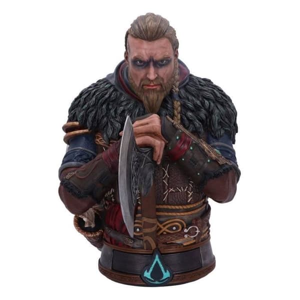 Figurin - NEMESIS NOW - ASSASSIN'S CREED VALHALLA BUST EIVOR 32 CM - Handmålad - Resin - Vit