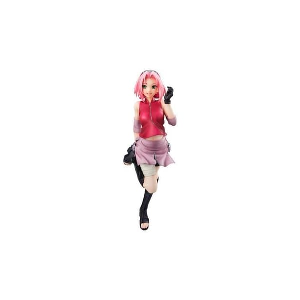 Sakura Haruno Statyette - MEGAHOUSE - Naruto Gals - Rosa - 20 cm - Naruto Gals Collection