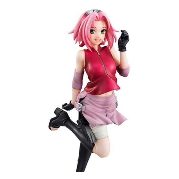 Sakura Haruno Statyette - MEGAHOUSE - Naruto Gals - Rosa - 20 cm - Naruto Gals Collection
