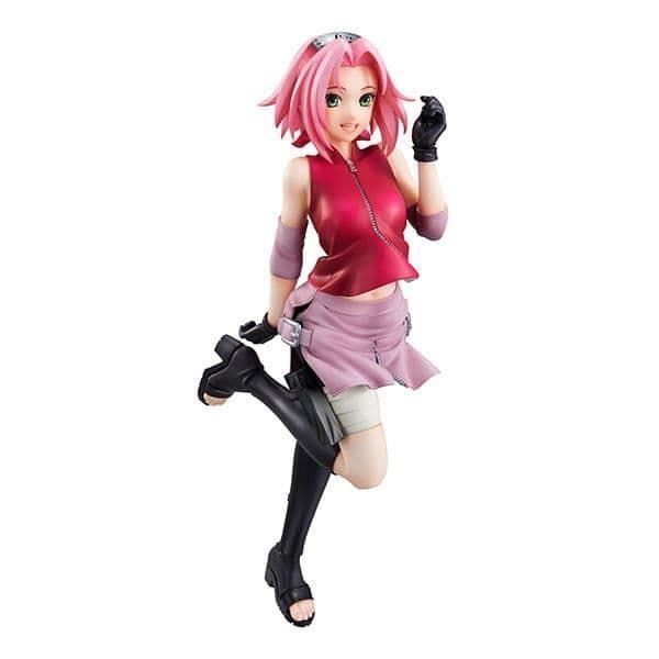 Sakura Haruno Statyette - MEGAHOUSE - Naruto Gals - Rosa - 20 cm - Naruto Gals Collection