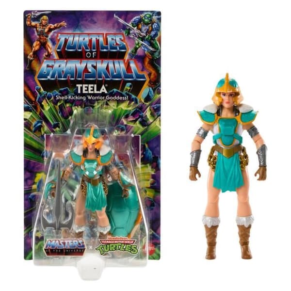 MOTU x TMNT: Turtles of Grayskull Teela-figur 14 cm