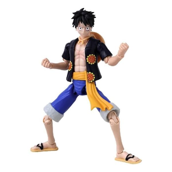 Anime Heroes figur - Bandai - One Piece - Luffy (Dressrosa) - 17 cm