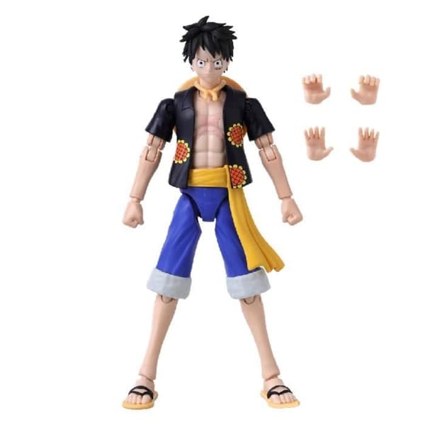 Anime Heroes figur - Bandai - One Piece - Luffy (Dressrosa) - 17 cm