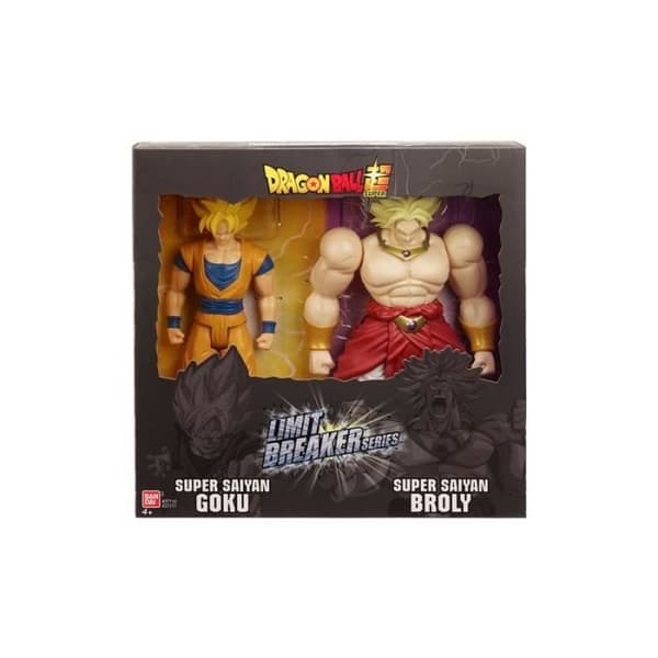 Pack 2 Bandai Limit Breaker Goku och Broly figurer