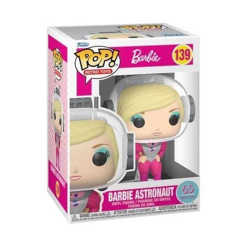 Barbie Astronaut vinylfigur - FUNKO - Pop! - Vit - 9 cm