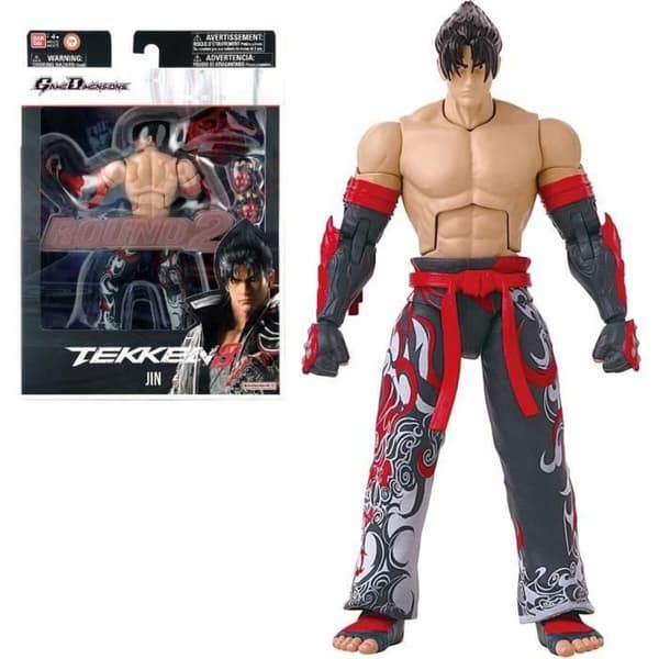 Figuuri, jossa liikkuvat raajat Bandai Tekken Jin