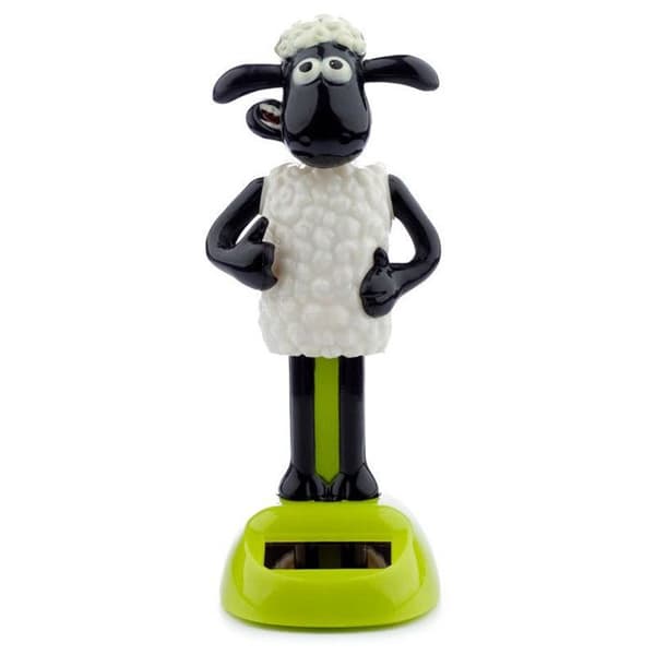 Puckator Shaun the Sheep Solar Powered Pal, unisex, Höjd 13cm Bredd 5cm Djup 6cm