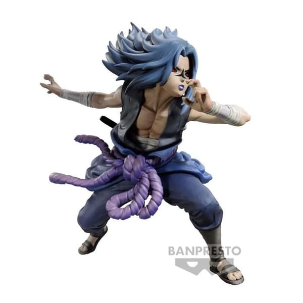 Figurin - BANDAI - Uchiha Sasuke - Naruto Shippuden - Colosseum 11cm