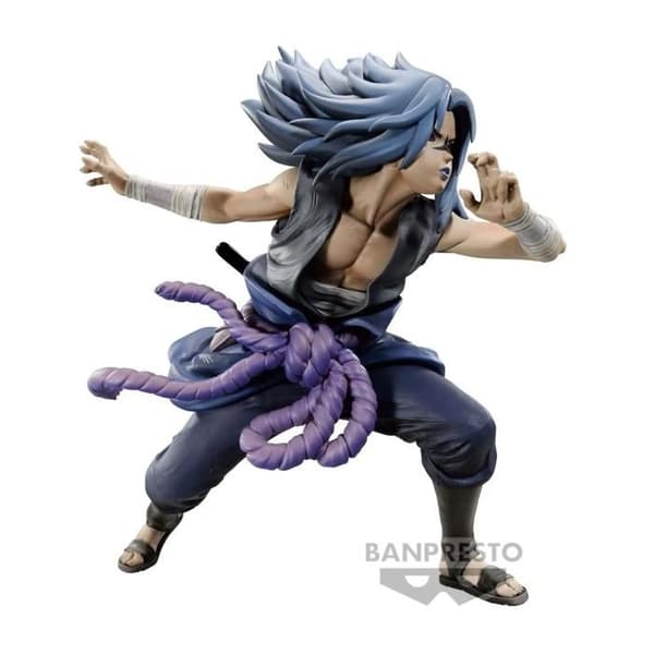 Figurin - BANDAI - Uchiha Sasuke - Naruto Shippuden - Colosseum 11cm