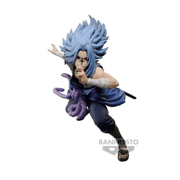 Figurin - BANDAI - Uchiha Sasuke - Naruto Shippuden - Colosseum 11cm